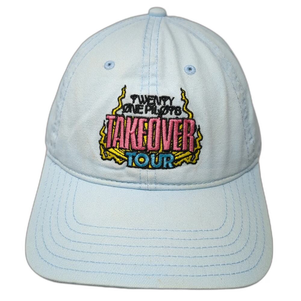 OTTO Baseball Cap Blue One Size Twenty One Pilots Takeover Tour Slideback Hat